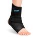 Ankle Brace Support for Sprained Ankle Injury Recovery Tendonitis Achilles Breathable Material Super Elastic Ankle Sleeve Wrap for Women & Men (Large)