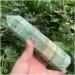 Jukuckv Green Lime Crystal Column - Natural Healing Decoration Gift (900-950g) for Spiritual Support - Buy Online on GoSupps.com