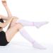 DERCLIVE Knee-High Compression Socks 20-30 mmHg - Soft Stretchy & Breathable Leg Support - Improve Blood Circulation - X-Large Size - White - Buy Online on GoSupps.com
