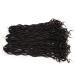 3 Packs 20 Inch Eunice Curly Faux Locs Crochet Hair - Dreadlocks & Goddess Braids (22 Roots/Pack) - Synthetic Hair for International Shipping - Buy Online on GoSupps.com