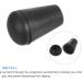 METALLIXITY 100pcs Plastic Bell End Stoppers - Black Cord Rope Fastener for Backpacks & Drawstrings - Buy Online on GoSupps.com