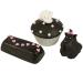 Buy G nthart Black Fondant - 250g | 100% Vegan Palm Oil-Free Tear-Resistant Cake Covering & Modeling - Buy Online on GoSupps.com