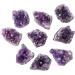 Amethyst Rough Stone 100-120g Natural Amethyst Clusters The Earth Clusters 2pc Amethyst Teeth Stone Mineral Specimen - Buy Online on GoSupps.com