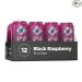 Sparkling Ice +Caffeine Black Raspberry Sparkling Water with Antioxidants and Vitamins Zero Sugar 16 fl oz Cans (Pack of 12)