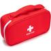Jipemtra Small First Aid Kit Bag - Red Handle Outdoor Travel Rescue Pouch for Car, Home, Office & Sport - Buy Online on GoSupps.com