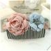 Housoutil Floral Hair Comb Flower Hairpin Jewelry Boxes Wooden Crafts Bridal Hair Jewels for Women Combs for Women Hair Accessories Tiara Women Hair Comb Headgear Korean Version Miss - Buy Online on GoSupps.com