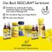 Original Bach Rescura Night Drops Alcohol-Free - Bach Flower Remedy with White Chestnut 10ml Non-Alcoholic Sleep Aid - 1 Pack - Buy Online on GoSupps.com