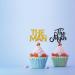 The Man The Myth The Legend Cupcake Toppers for Father's Birthday Man Boy Birthday Cupcake Toppers Black & Gold Glitter Cake Decorations for Happy Father's Day Party Supplies - 24pcs - Buy Online on GoSupps.com