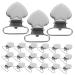 PopetPop 120 StK Peach Heart Ceiling Clip Pacifier Holder - Stainless Steel 4 Pack for Newborns - Buy Online on GoSupps.com