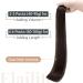 Elailite Tape Extensions - Real Hair Hairpiece 40cm 30g Straight Remy Dark Brown #02 20 Pieces - International Shipping Available - Buy Online on GoSupps.com