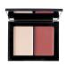 Belle Beauty Blush & Bashful Cream Blush and Highlighter Duo - Flawless Cheek Highlight & Color In A Convenient  Portable Makeup Compact - Natural & Paraben Free (Blossom) Blossom 0.19 Ounce (Pack of 1)