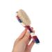 Buy Professional Barber Straight Edge Razor & Fade Brush Set | 5 Blades for Close Shaving & Hair Cutting | Red/White/Blue - Buy Online on GoSupps.com
