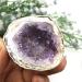 Beautiful 1 Pack Natural Crystal Colored Agate Geode Cut Crystal Cluster Stones Full of Texture - Buy Online on GoSupps.com