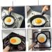 MAGICLULU Mini Omelet Pan Mini Frying Pan Egg Frying Pan Resistant to Burning Frying Pan Kitchen Frying Pan Household Cooking Utensils Rice Non Stick Pan Earth Cast Iron - Buy Online on GoSupps.com