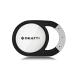 DEATTI Unbreakable Hand Mirror with Silicone Handle,Anti-Slip Handheld Mirror for Salon,Barber Shops,Travel,Makeup,Shaving,7.5" W x 11" L 1 Count (Pack of 1)
