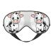 Cartoon Milk Cow Print Eye Mask Adjustable Straps Blackout Eye Mask Women Men Sleeping Eye Mask Sleep Aid Masks
