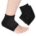 Heels socks heel spur bandage for pain relief in plantar fasciitis and ankle pain open toes soft comfy relaxation socks gel compression socks for men & women (black)