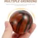 Lalafina 2st Fitness Golfer Hand Training Balls - Wooden Stress Relief & Hand Health Exercise Tools for Adults (5x5x5cm Coffee) - Buy Online on GoSupps.com