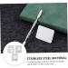 VILLCASE 3 Sets Ring Palette - Nail Art Display & Mixing Kit | Mini Stainless Steel Nail Accessories 7.6x5.1cm - Buy Online on GoSupps.com