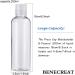 BENECREAT 8 pack 200ml(6.7 OZ) Empty PET Plastic Portable travel Bottle with disc cap for Shampoo Conditioner Lotion Toiletries Clear Cap 200ml - Buy Online on GoSupps.com