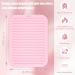 Portable Hair Tools Silicone Heat Resistant Mat - Curling Iron & Flat Iron Hot Pad for Home Salon & Travel - Pink - Buy Online on GoSupps.com