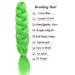 Lime Color Kanekalon Braiding Hair Crochet Synthetic Jumbo Braids 24 Inch 3pcs/Lot - Twist, Box Braids, 3 Pack - Buy Online on GoSupps.com