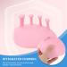 Bestoyard Gel Toe Separator & Bunion Corrector - 1 Pair | Hallux Valgus Relief & Toe Straightener Pad - Pink - Buy Online on GoSupps.com