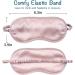 LULUSILK Mulberry Silk Sleep Eye Mask - Pink | Soft Eye Cover for Night Sleeping, Travel & Nap - Buy Online on GoSupps.com
