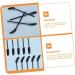 Ipetboom 200 Pcs Elbow Mascara Brush Accessories for Teen Girls Makeup Mascara Makeup Travel 9.7x0.6cmx4pcs Blackx4pcs - Buy Online on GoSupps.com
