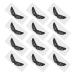 Gatuida 100 Autocollants pour Barbe Usage Quotidien Protecteur de Moustache en Polypropyl ne Lisse Petit Autocollant Moustache 2 Forme Huit Outil D pilation des Poils du Nez