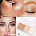 3 IN 1 Brown Nude Face Highlight Bronzer Palette - Buildable Matte Contour & Natural Makeup for Cheeks Nose and Eyes | Ultra Sculpt & Brightening - Buy Online on GoSupps.com