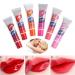 Qinlorgo Advanced Color Scrub Lip Gloss - Cherry Red Portable Lipstick for Daily Beauty | International Shipping - Buy Online on GoSupps.com