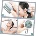 WOONEKY Silicone Shampoo Comb Set - 2 Pack Scalp Brushes for Effortless Hair Washing & Scalp Care - Buy Online on GoSupps.com