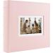 Golden State Art Photo Album Hold 200 4x6 Horizontal Pictures with Memo for Christmas Weddings  Holidays  Engagements  Vacations  Family (2 per Page  Faux Leather Cover  Coral Pink) 200 Leather Pink - Buy Online on GoSupps.com