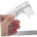 Angoily 10pcs Eyebrow Design Ruler Eyebrow Template Tools Eyebrow Shape Ruler Auxiliary Tool Measuring Ruler - Buy Online on GoSupps.com