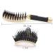 Hairstreaq Detangling Brush - Boar Bristles - Curved Vented Design - Wet & Dry Hair - Gold Purple | For Women Men Kids - Buy Online on GoSupps.com