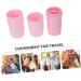 Portable Toothbrush Storage Box - Tovinanna Multi-Purpose Travel Cup & Case | Pink Toothbrush Holder 20.5x6cm - Ideal for On-the-Go Hygiene - Buy Online on GoSupps.com