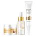 Korean Snail Essence Skin Care Kit Hydrating Skin Care Routine Travel Kit with Eye Cream Face Cream Serum Long-Lasting Nourishing Minimizes Wrinkles Improves Skin Elasticity for Women Girls