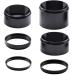 Starboosa Telescope T2-Extension Tube Kit for Cameras and eyepieces - Length 3mm 5mm 7mm 15mm 20mm 30mm - M42x0.75 on Both Sides 6 Tubes Kit