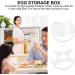 Healeved 3pcs Egg Storage Box Shelf Refrigerator Eggs Fridge Egg Organizer Trays Egg Tray Container Box Food Assorted Colorx3pcs 17.5x8.5x2cmx3pcs - Buy Online on GoSupps.com