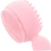 Angoily Silicone Face Brush Face Exfoliator Face Scruber Exfoliate for Face Scrubber Facial Exfoliator Silicone Face Scrubber for Women 3d Manual Cleansing Brush Pink Silica Gel - Buy Online on GoSupps.com