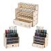 OPHIR 32 Holes Wooden Paint Brush Organizers & Holders with A Drawer Cabinet for Marker Pens  Colored Pencils  Painting Brushes  Paint Tools  Artist Supply Storage Rack for Craft Model Painting