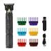 Razors Home Business T9 Haircutter Vintage Hair Carving Trim Set Battery Shows Universal Shaving Trim Shaving Set for Birthday Gifts(Little Black)
