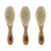 Beavorty 3st mustache Bartbrush woolbrush men stand in front of clean brush hairbrush baby woods the face mediumx3pcs as shown x 3 pieces