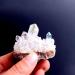 Crystal Rough Angel Aura Electroplated Vug Crystal Cluster Crystals Natural White Crystals Cluster Specimen Decor (Size : 90-110g) - Buy Online on GoSupps.com