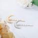 Tgirls Fashion Crescent Moon Hair Clips - Gold Hair Accessories for Women and Girls - Buy Online on GoSupps.com