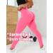 KIWI RATA Women's High Waist Scrunch Butt Yoga Pants - Rose, XL | Tummy Control Sport Leggings - Buy Online on GoSupps.com