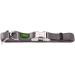 HUNTER VARIO BASIC ALU-STRONG collar dog collar nylon aluminum snap fastener M grey M grey