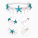 Pandahall Seashell Wave Headband | Ocean-Inspired Acrylic Starfish & Lace Hair Accessory | Mermaid Hair Jewelry - Buy Online on GoSupps.com