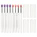 40 Pcs Silicone Lip Brush Set - Lip Mask & Eyeshadow Applicator - Assorted Colors for Perfect Makeup - Buy Online on GoSupps.com